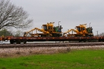 BNSF 927354, X6000228 & X6000227 - Tie Handlers